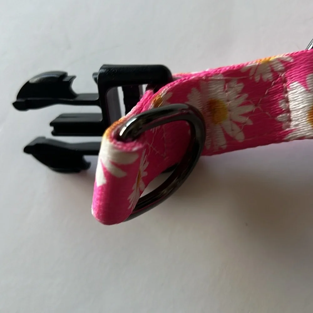 QQPets Pink Daisy Patterned Harness